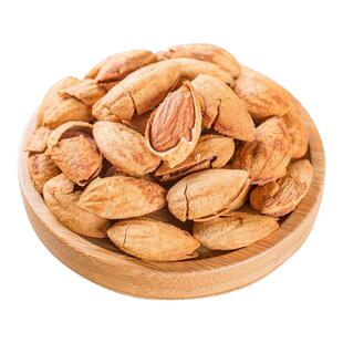 新货NP级薄皮巴旦木坚果批发价干货盐焗味杏仁坚果零食罐装250g