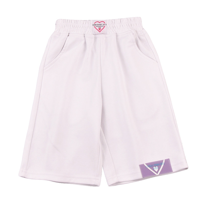 夏季男女童宽松休闲运动五分裤子