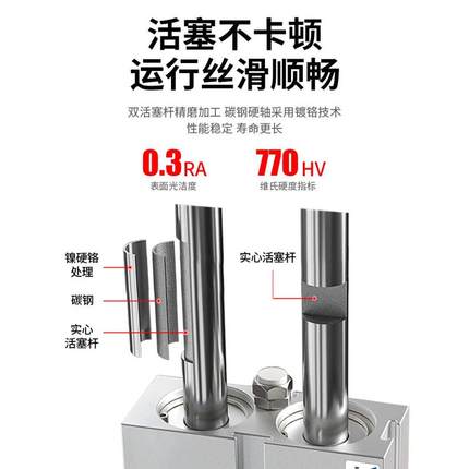 TN双轴双杆气缸双倍大推力大缸径TN25/32/40*10X20气动TN双推气缸