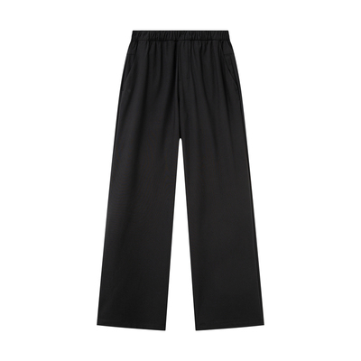 UTIMUS纸感弯刀裤全棉光泽感长裤休闲裤宽松松紧腰高级感茧型裤