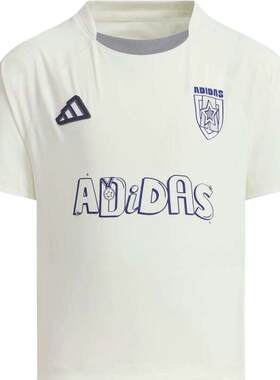 滔搏adidas阿迪达斯小童运动舒适休闲短袖T恤JM3440