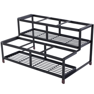 糖压瓶固定底座奶茶店糖浆架不锈钢糖压瓶架子商用咖啡糖浆收纳架