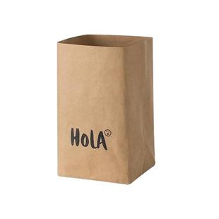 可水洗收纳袋袋牛皮纸袋干花绿植花盆ins包装厚面包吐司食品防油