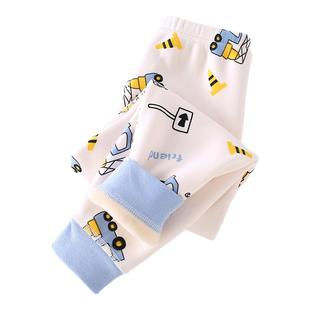 男童加绒裤子德绒秋冬儿童保暖裤宝宝内穿加厚秋裤无骨女童打底裤