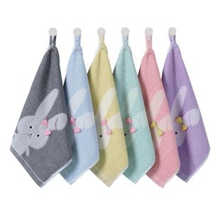 3条金号毛巾纯棉擦手巾儿童洗脸全棉卡通绣花宝宝A类吸水开学礼物