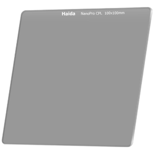 Haida海大NanoPro CPL偏振镜偏光镜100x100mm方片方形滤镜适用于佳能尼康索尼等微单单反相机镜头适配M10支架