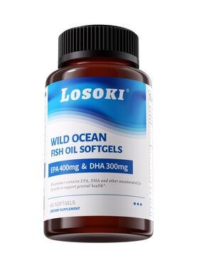 losoki海洋鱼油软胶囊Rtg乐斯可omega3男女dha成人epa欧米茄3正品