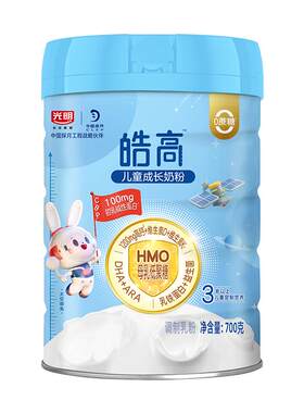 光明皓高儿童成长奶粉成长新高度