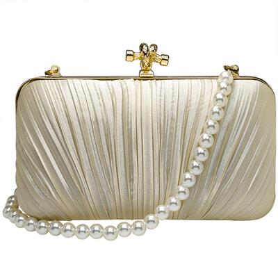 JANEREGINA晚宴搭配褶皱手拿包