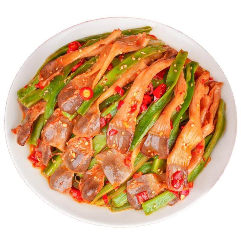 香辣贡菜鸭板肠湖南特色脆爽贡菜口味鸭肠网红素食追剧即食小零食