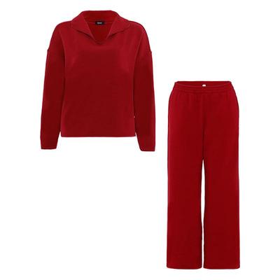 BeChic居家时光翻领分身家居套装BC46CR2