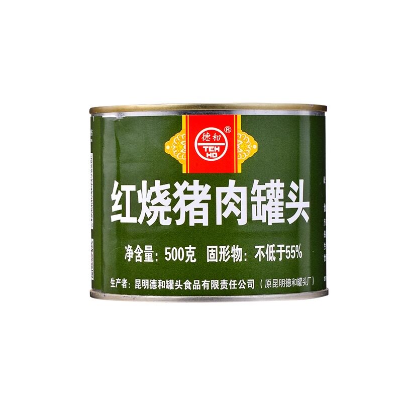德和红烧猪肉罐头加热即食