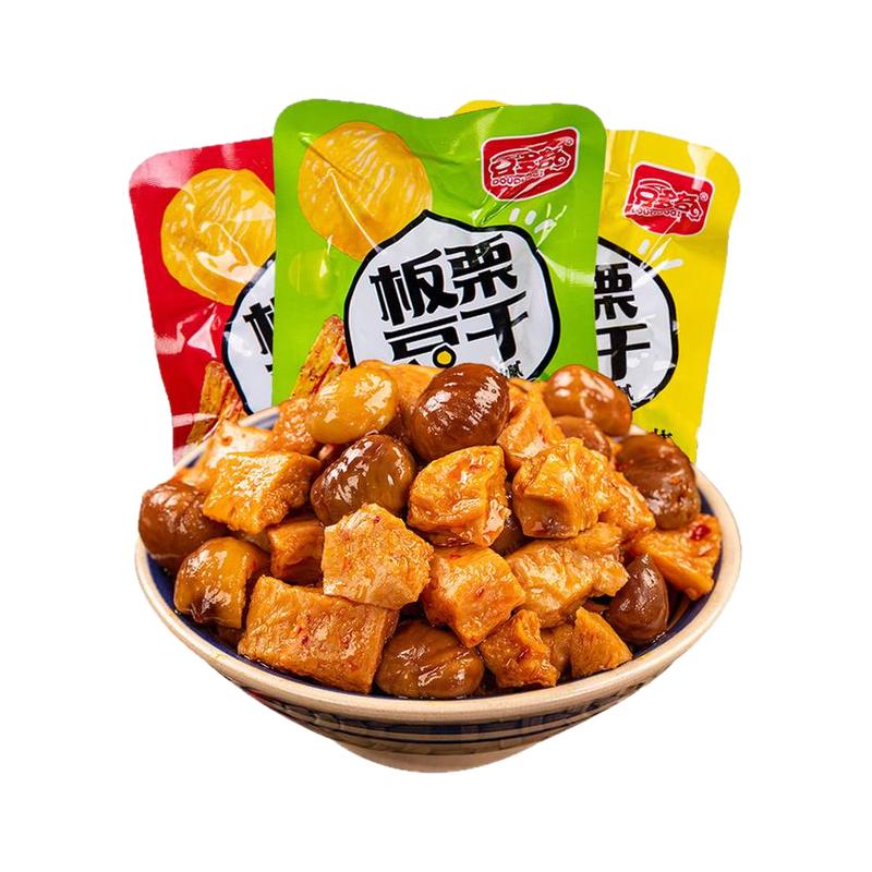 豆多奇板栗豆干香辣五香烧烤味