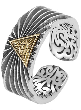 上帝之眼戒指时尚小众设计