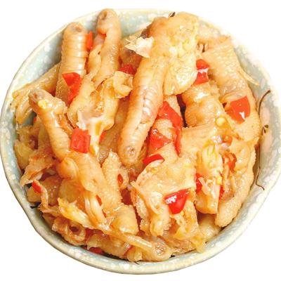 蓝掌柜无骨鸡爪罐装网红酸辣柠檬
