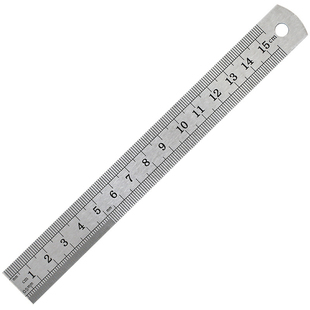 办公不锈钢尺10cm/15厘米尺子直尺 物美价廉 满26元包邮 小额批发