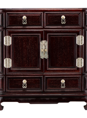 赞比亚明式素面珠宝柜子收纳盒