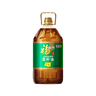 福临门精选非转基因醇香菜籽油5L食用油物理压榨风味浓郁