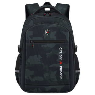 2025新款男士商务背包男款旅行双肩书包初中高中生大学生男生轻便