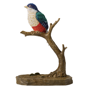 铜师傅 铜摆件《铜师傅百鸟集》之古巴咬鹃 家居饰品桌面摆件礼品