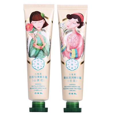 百雀羚三生花护手霜40g