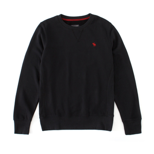 特价清仓美国AF加绒长袖圆领套头卫衣男款春秋冬装休闲百搭上衣