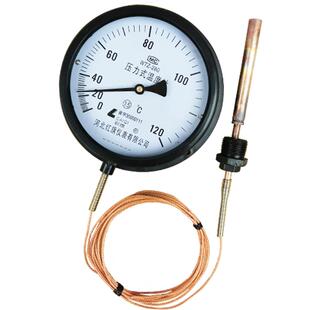 指针式WTZ280压力式温度计包邮测油开水液体蒸汽锅炉食品温工业表