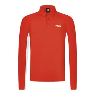 Fila/斐乐中国国家射箭队比赛服设计同款男长袖POLO衫A11M431206F