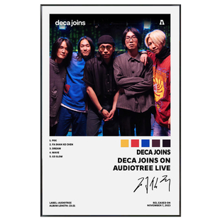 deca joins海报专辑封面摇滚乐队民谣装饰挂画音乐宿舍卧室墙贴