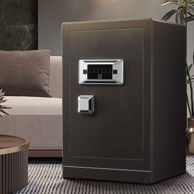 保险箱家用防盗家用放衣柜保险柜现金箱厚板全钢内包皮革保险柜