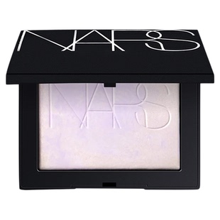 NARS纳斯欧若拉限定蜜粉饼控油定妆极光配色柔和淡紫大白饼正品