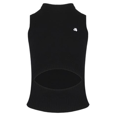 ANNANDELMAN镂空毛织背心