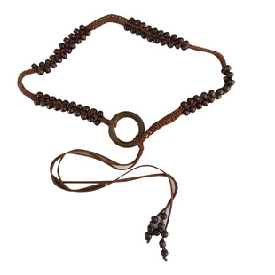 编织腰带女款2025新款配裙子高级感腰绳系带小众复古百搭腰间配饰