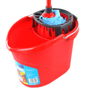 德国Vileda微力达多功能水桶手压拖把旋转桶挤拧干器墩布正品包邮