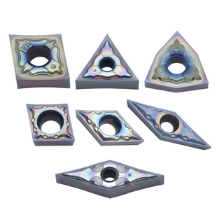 精车七彩超硬数控刀片淬火钢WNGG080401/TNGG160402清角不锈钢