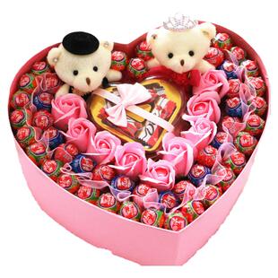 真知棒棒棒糖果礼盒装草莓荔枝蓝莓味送女友生日新年情人节礼物