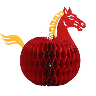 春节装饰立体生肖摆件马年2026新款过年新年玄关桌面氛围布置用品