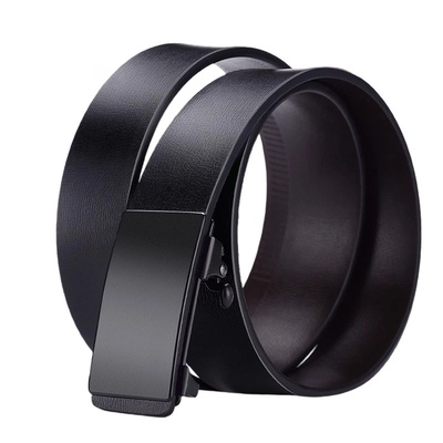 男士无牙内穿商务休闲自动扣腰带