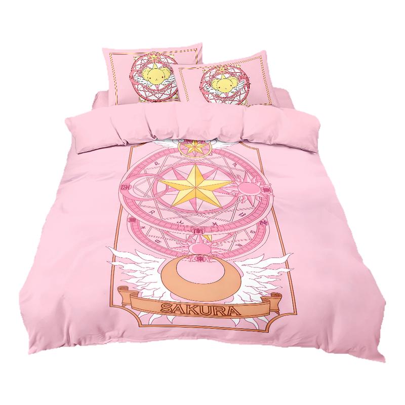 梦幻少女心百变小樱床品套件