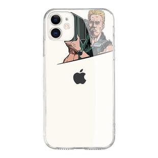 施瓦辛格适用iphone15手机壳苹果14透明12Pro个性创意网红12mini镜头全包11插画搞怪13promax大炮mini潮男