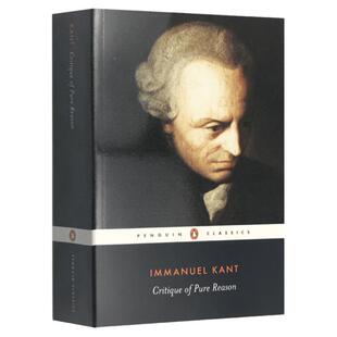 纯粹理性批判 英文原版Critique of Pure Reason 康德哲学巨著三部曲系列 Immanuel Kant 全英文版进口英语书籍