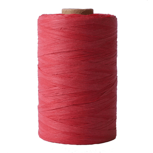 纸帽拉菲线勾夏凉帽拉菲草线编织线棉草草帽线手工钩空顶帽子包包