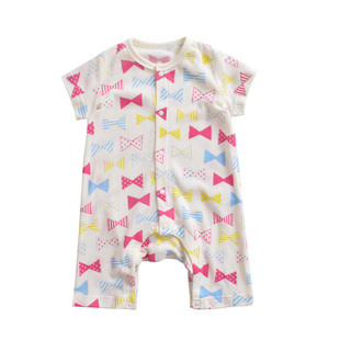 婴儿爬服夏季薄款幼儿连体衣睡衣男童女童纯棉网眼外贸童装哈衣