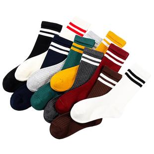 袜子女中筒堆堆袜棉袜长袜筒日系复古网红街头秋冬款ins潮四季袜