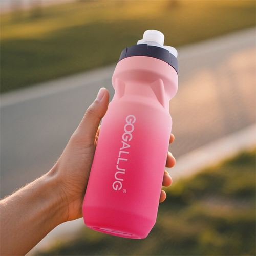 定制610ML便携式运动水杯户外挤压塑料自行车水瓶骑行水壶骑行PP5