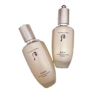 WHOO天率丹水乳面霜三件套装两件套盒补水本土版本