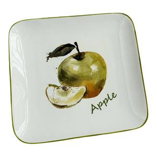 安木良品 出口订单 法式田园复古ins水果图陶瓷零食甜品冷菜碟盘