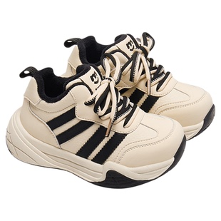 小米步女童加绒运动鞋2025冬季新款软底轻便鞋儿童休闲舒适小白鞋