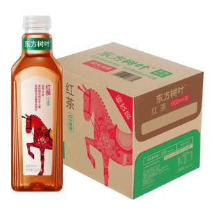 农夫山泉东方树叶900毫升0糖0卡红茶乌龙茶中国茶饮料12瓶整箱装