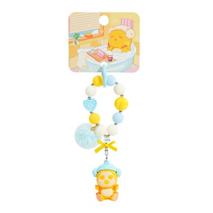 奶龙车载电车挂件木鱼串珠钥匙扣玩具可爱闺蜜情侣手机链背包挂饰